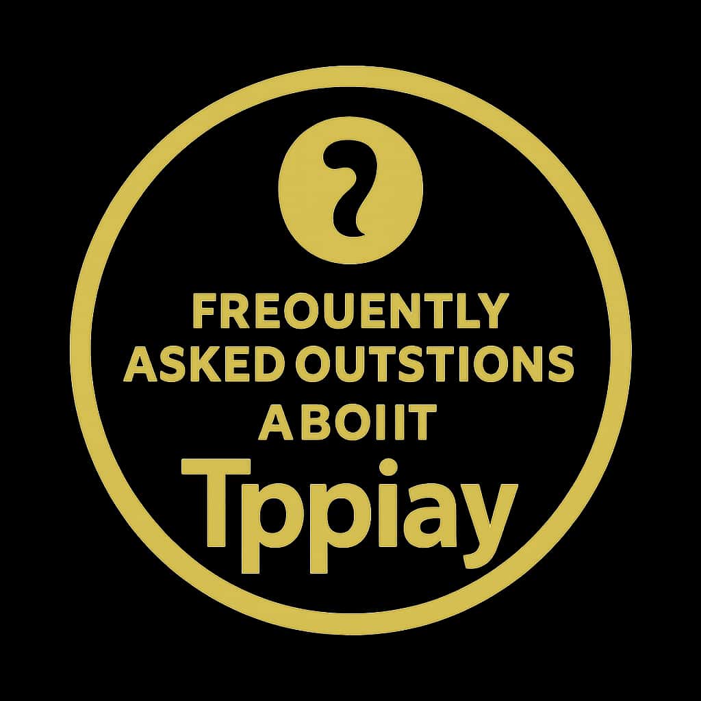 Icon representing FAQs on the Tpplay app.