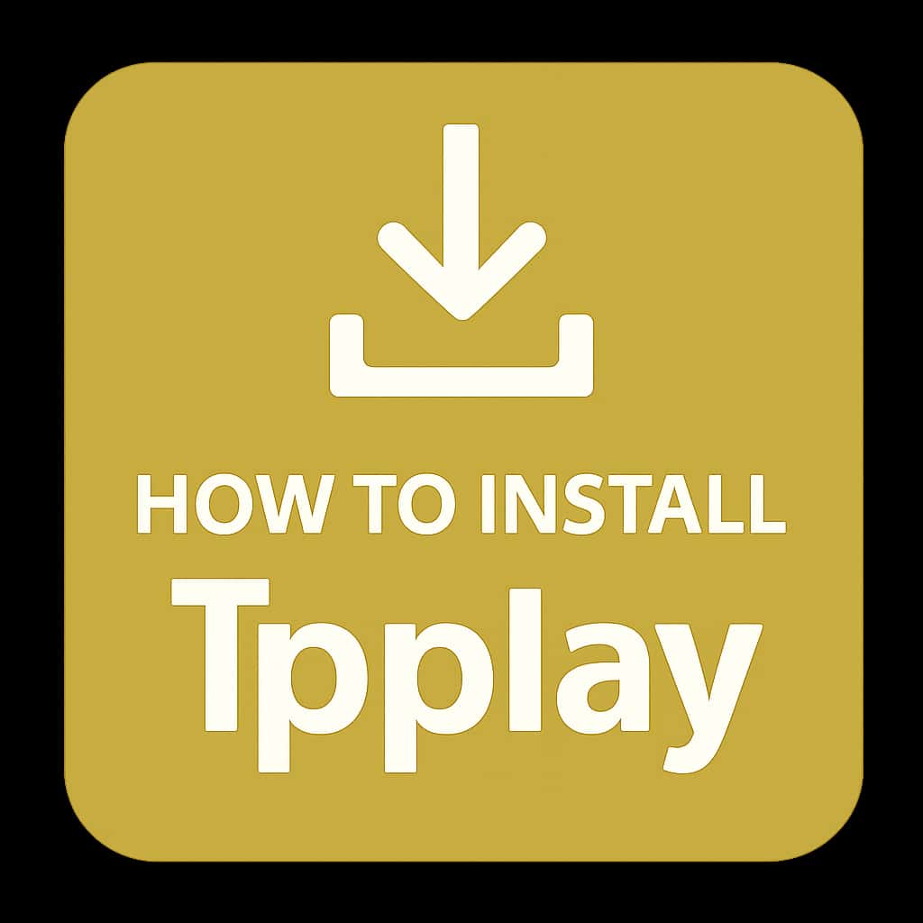 Icon representing the installation guide for Tpplay.