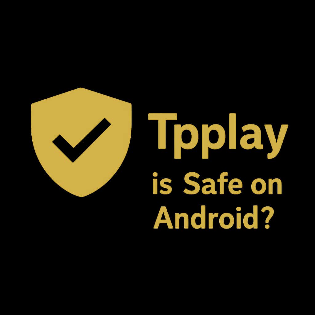 Icon representing the safety of the Tpplay app on Android.