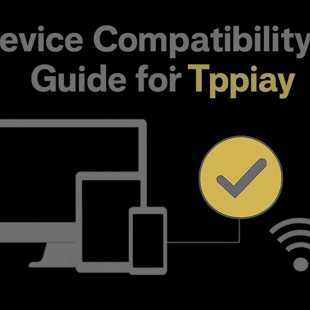 Diagram illustrating Device Compatibility for Tpplay.
