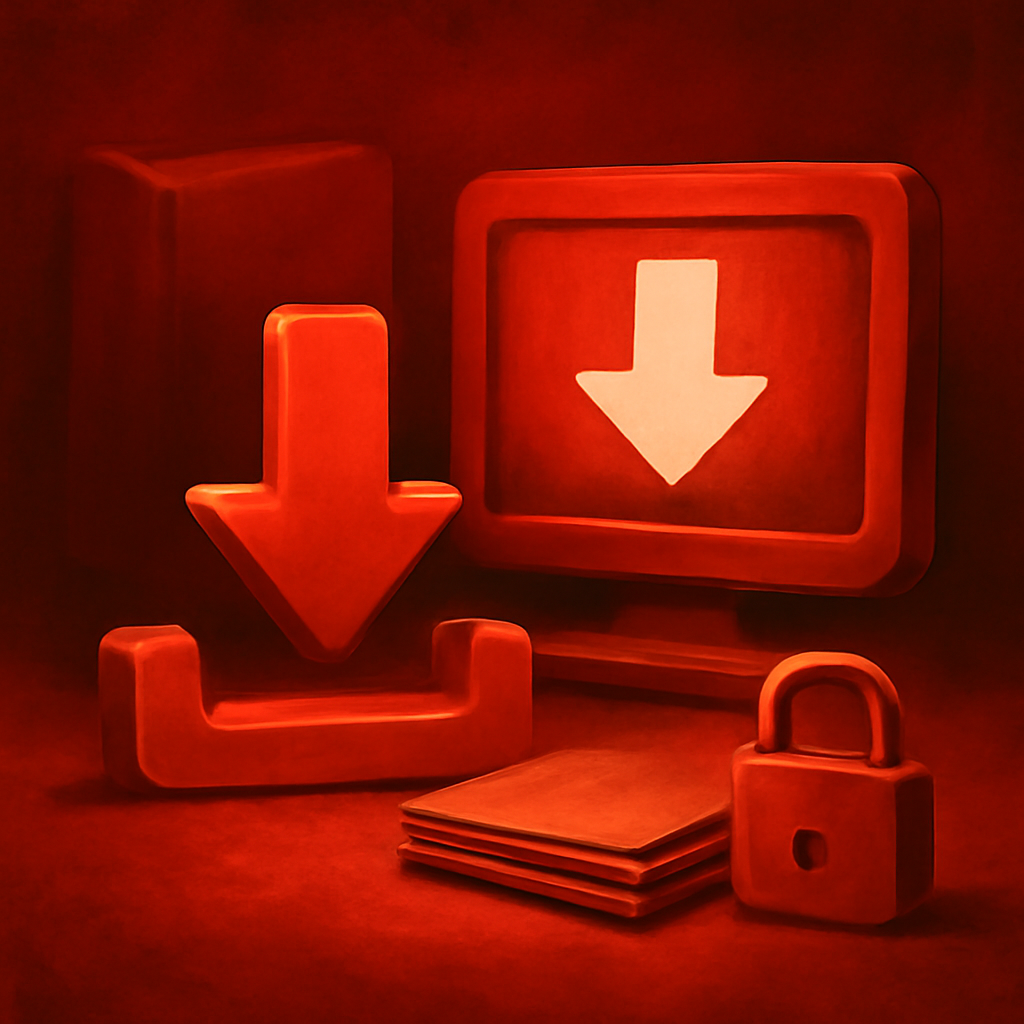An illustration detailing the steps for downloading the latest Tpplay APK.