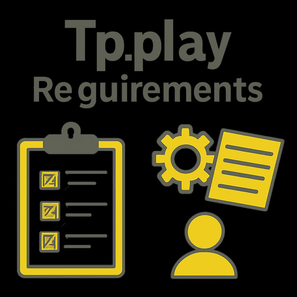 An educational diagram about the requirements for Tpplay.
