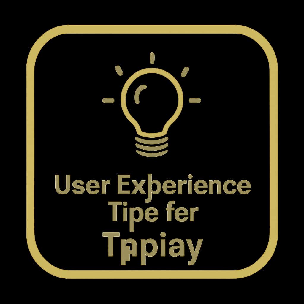 Icon representing User Experience Tips for Tpplay.