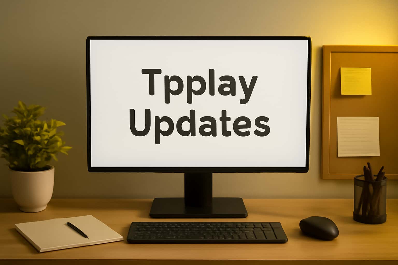 An informational graphic illustrating the Tpplay updates process.